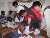 helping at kopi school